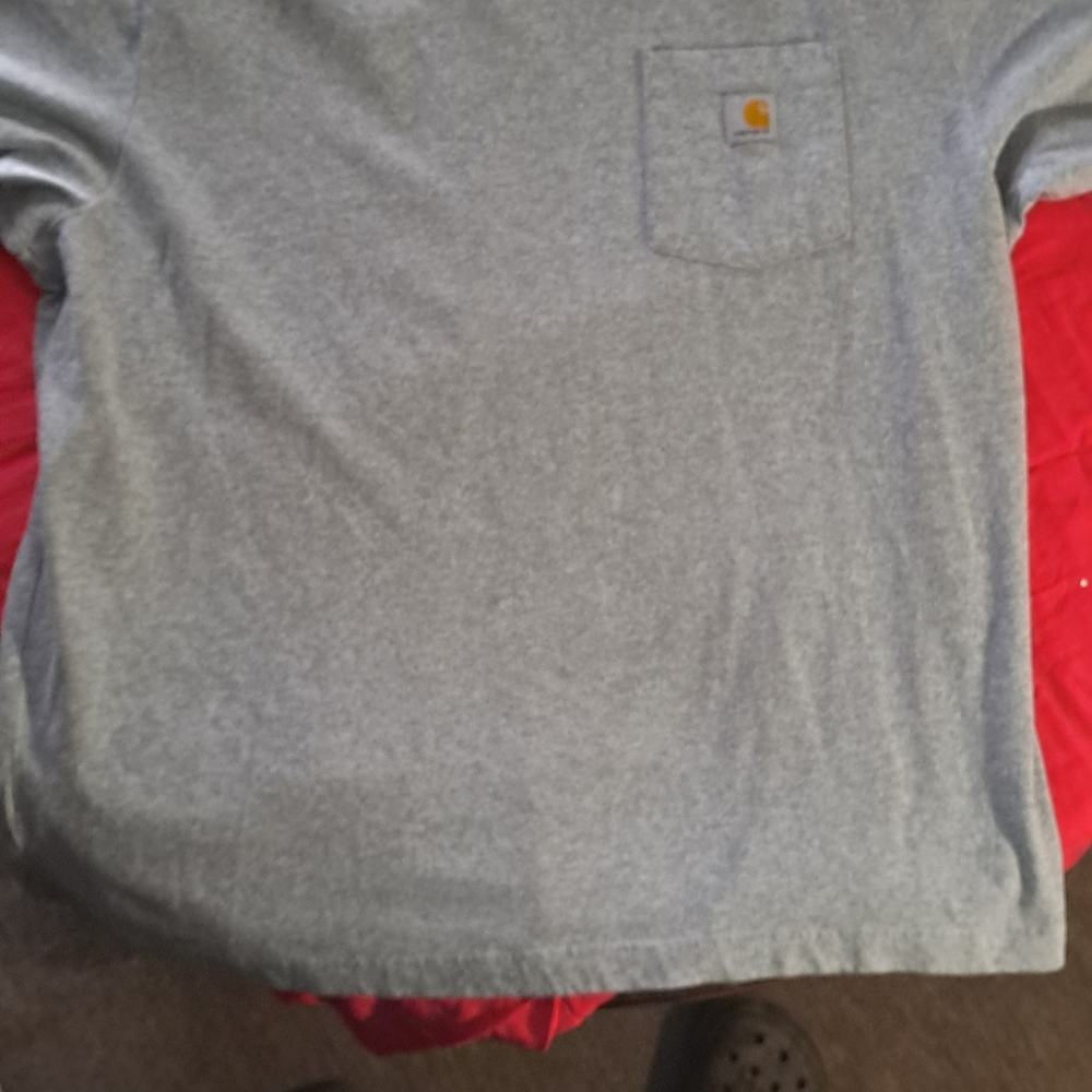 Carhartt Heather Gray Pocket Tee